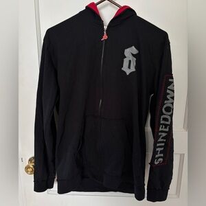 Shinedown Rock Band Sound of Madness Black Full Zip Sweatshirt Hoodie